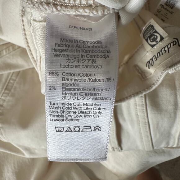 29 Madewell Cream Off White 90s Straight Leg Jeans NWT - Picture 4 of 7